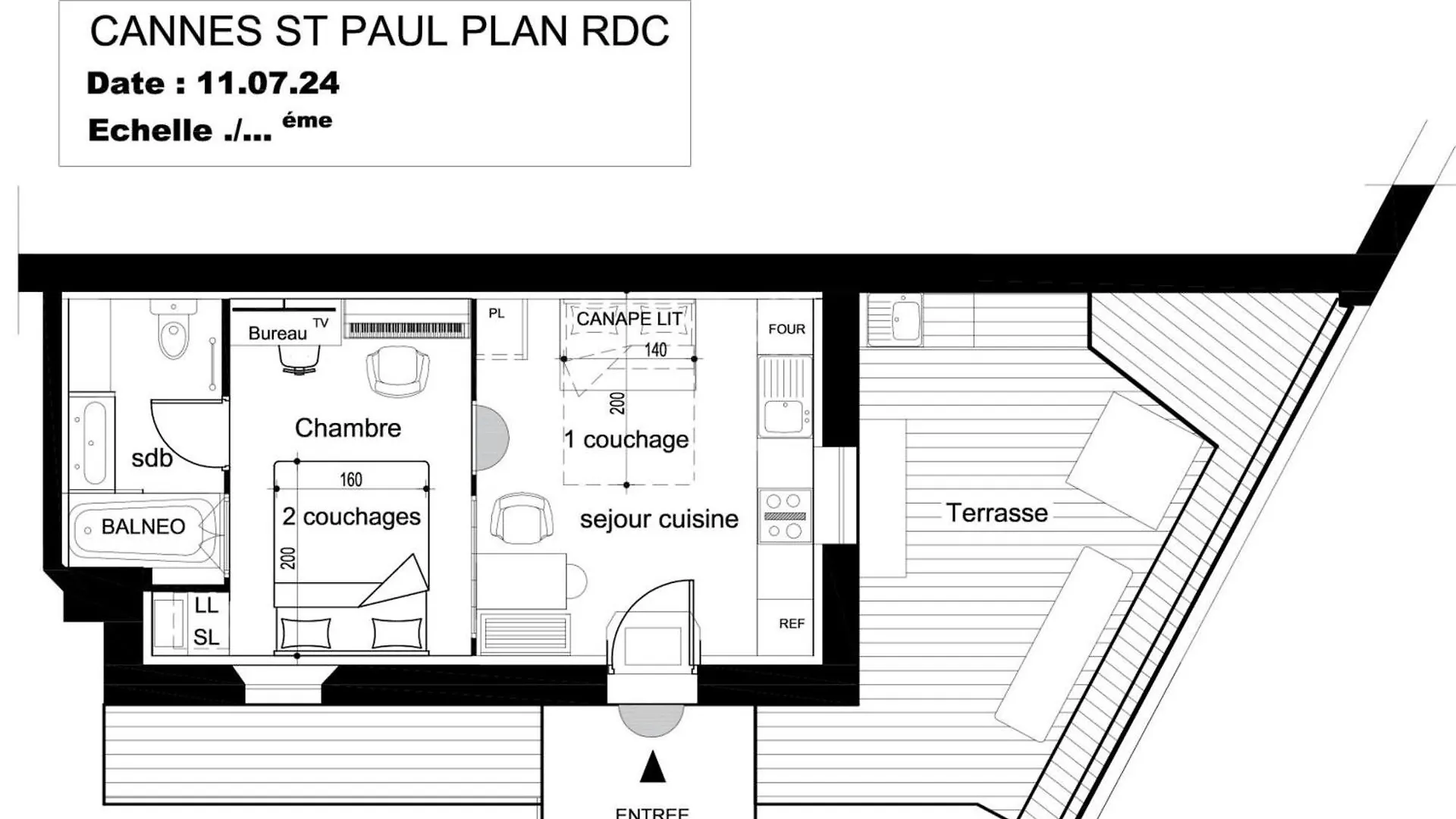 Cannes Saint Paul Terrasse Parking Clim Wifi Apartament